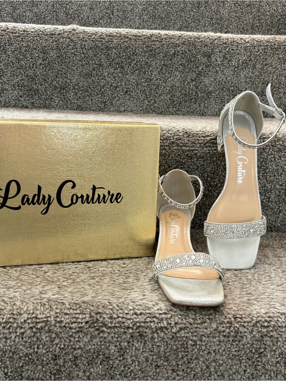 Lady Couture Dazzle Dress Sandals Size 7B